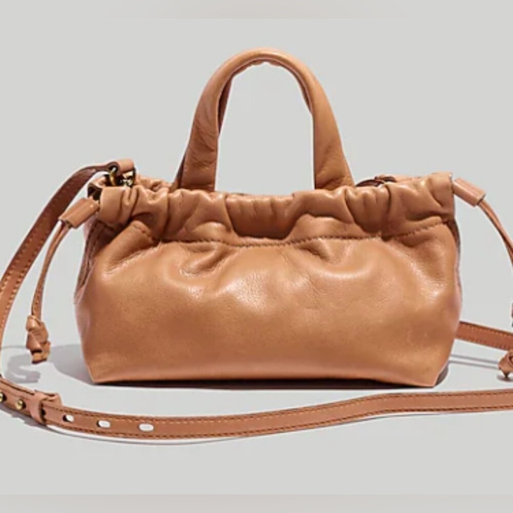 Madewell Tan Leather Crossbody Bag